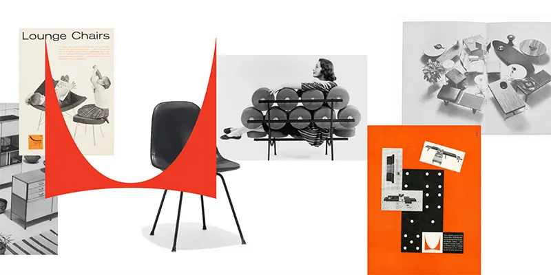 Image of MCM Period and Ray and Charles Eame Chairs